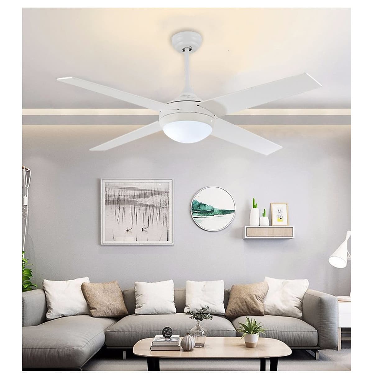 Quạt trần trang trí cao cấp QAT021- thiết kế trang nhã và thanh lịch