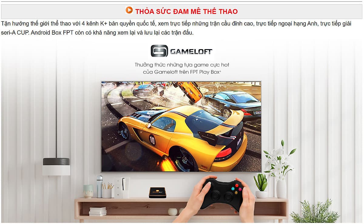 FPT Play Box + 2020 S550 (New) Voice Remote – Điều khiển tìm kiếm bằng giọng nói Hàng chính hãng