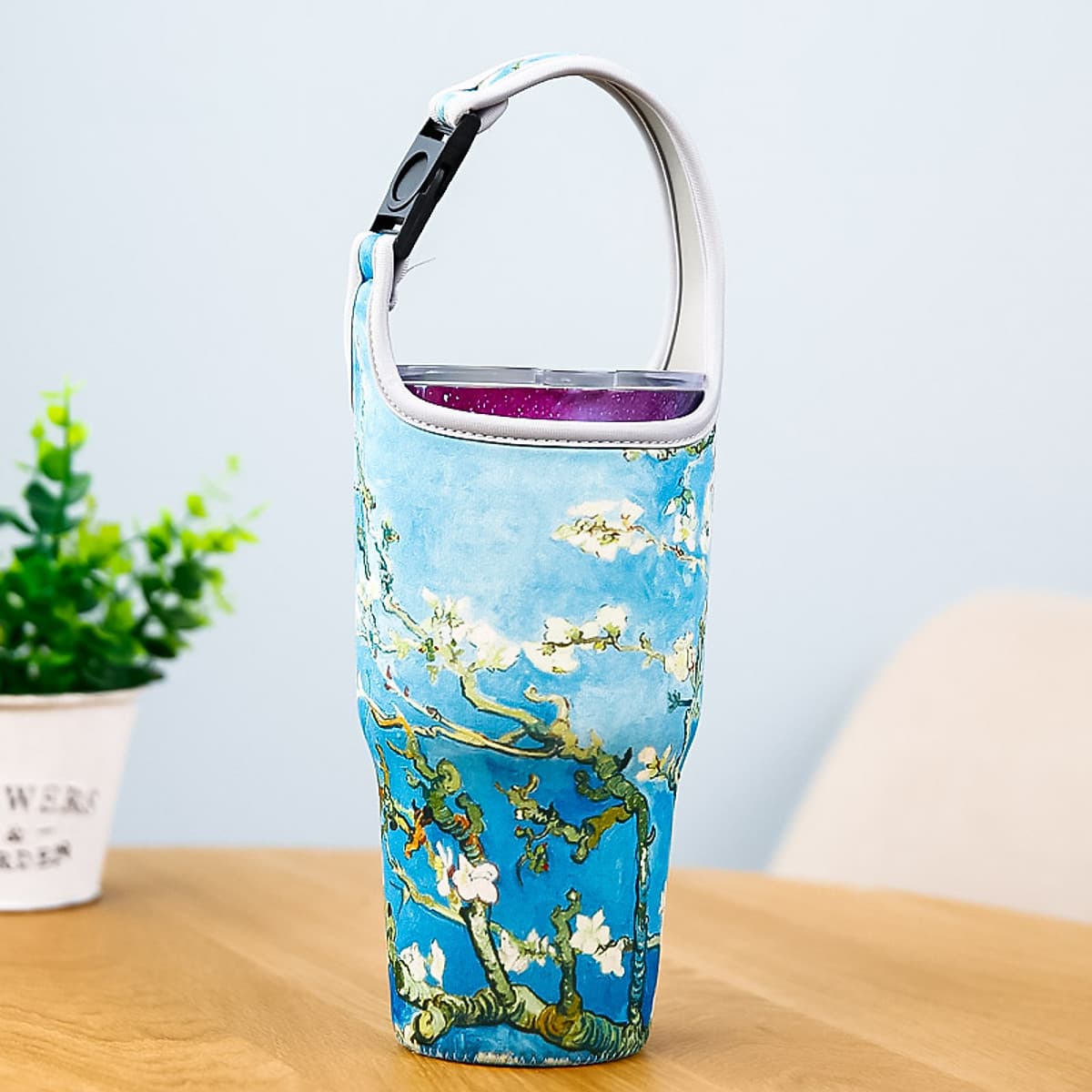 Túi Đựng Ly Giữ Nhiệt Lớn 900ml - Nhiều Hoa Văn