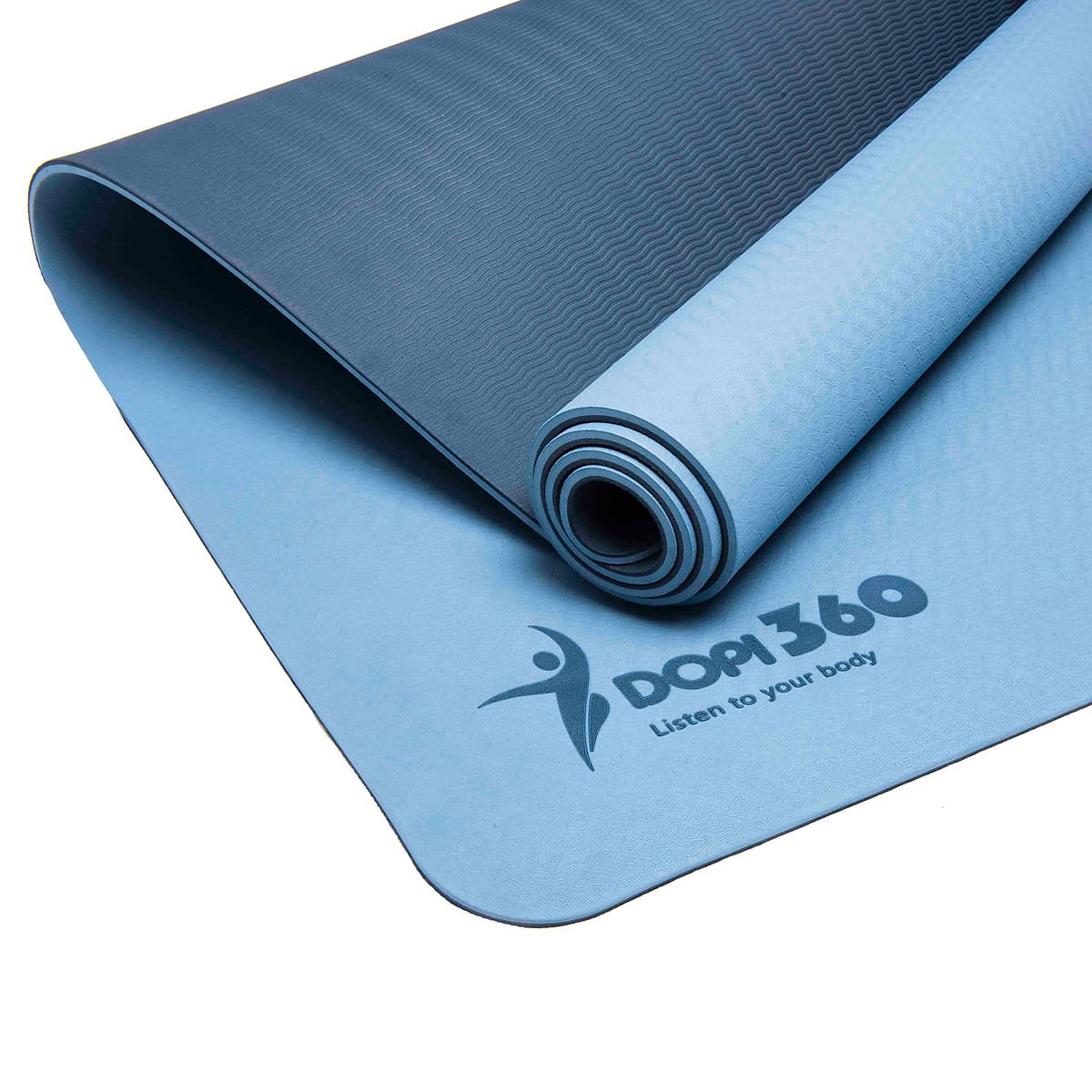 Thảm tập yoga DOPI360 cao cấp hai lớp siêu bám DP5500 Tặng kèm túi và dây