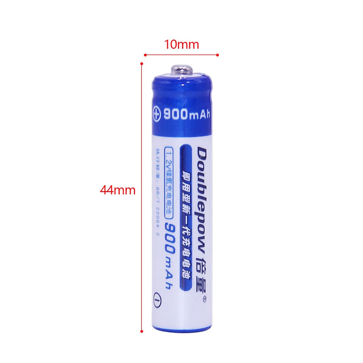Bộ 4 Viên Pin Tiểu Sạc Cao Cấp AAA 900mAh Doublepow - Hàng nhập khẩu