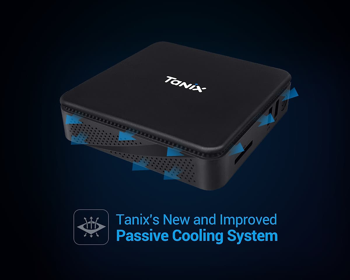 PC mini TANIX TX 85 Intel Quad Core Z8350 on board,4G DDR3L on board 64G - Hàng chính hãng
