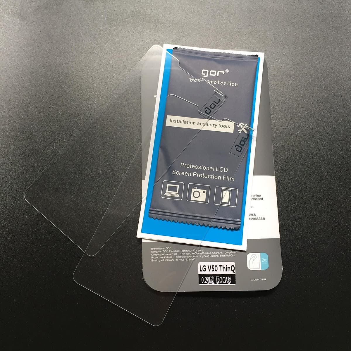 Bộ 2 Kính Cường Lực GOR cho LG V50 ThinQ ( 2 Miếng full box ) _ Hàng Nhập Khẩu