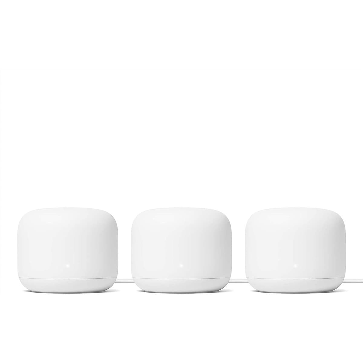 Bộ phát tín hiệu WIFI thông minh Google Nest Wifi 3 Pack - Hàng nhập khẩu