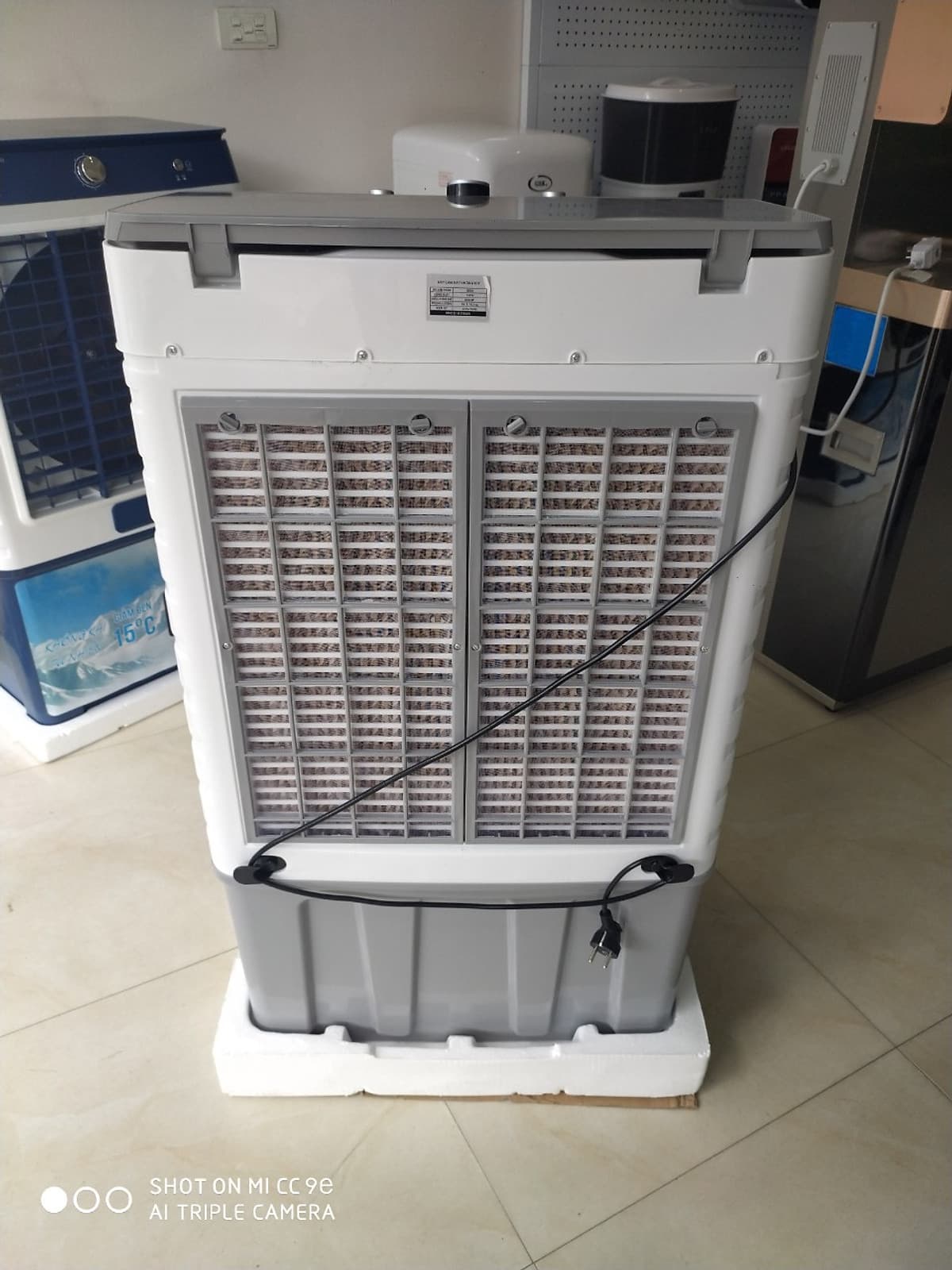Quạt Điều Hòa Hơi Nước 80 Lít Mặt Kính, Sức Gió 8000m3/giờ Mã 8800