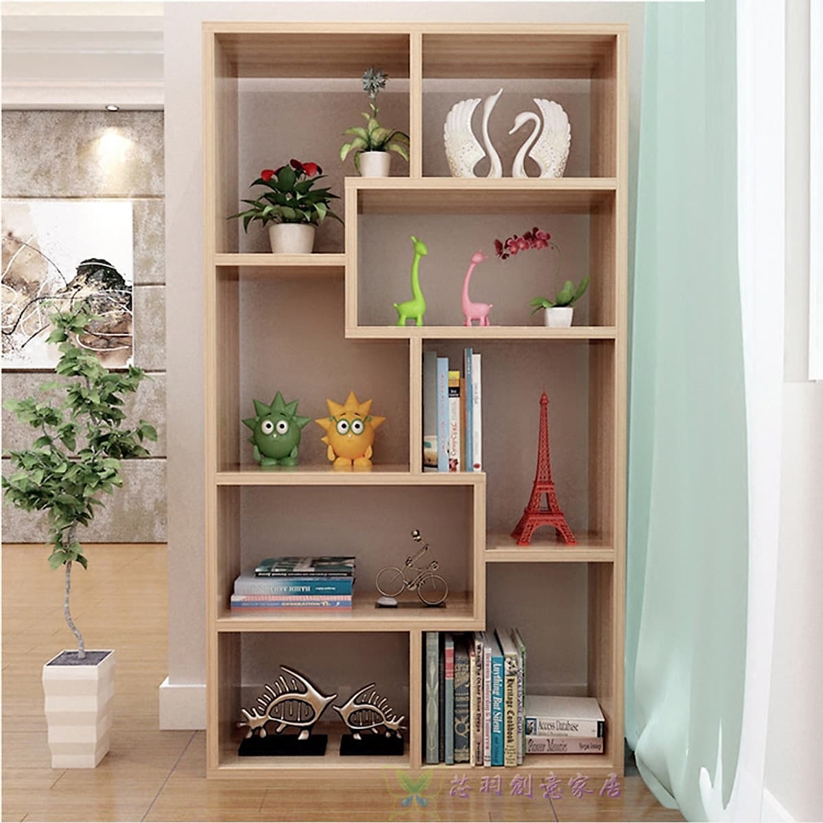 Kệ sách đứng chia ngăn - DN02/HOMEDECOR