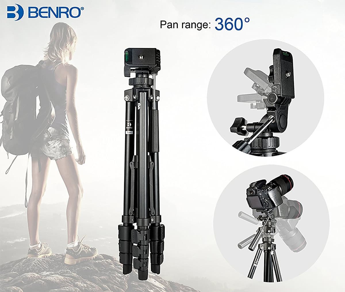 CHÂN MÁY ẢNH BENRO T560 - Hàng Chính hãng