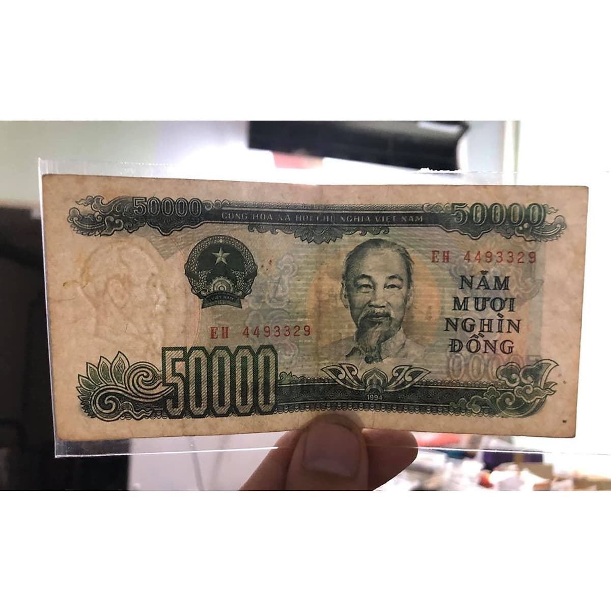 Tờ 50 ngàn đồng Việt Nam 1994, tiền xưa bao cấp sưu tầm