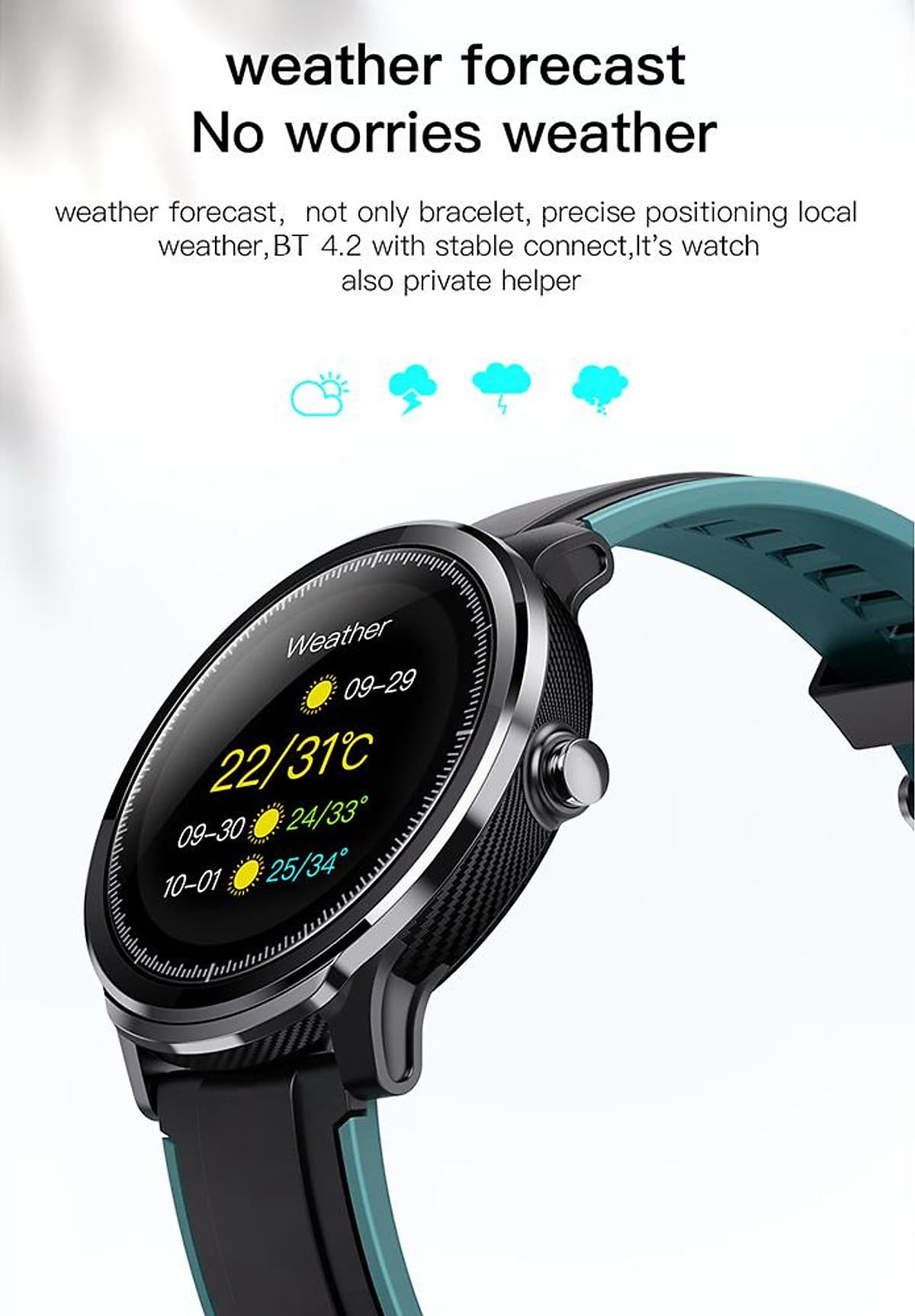 Đồng Hồ Thông Minh KOSPET PROBE Smart Watch 1.3 inch IPS Full Round Touch Screen Healthcare Sports Smart Watch Dual Colorful Silicone Watch