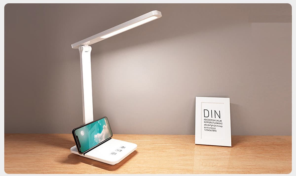 Đèn Bàn Học LED USB Di Động Cao Cấp Có Thể Gập Hai Chỗ – 03 Chế Độ Ánh Sáng Vàng Bảo Vệ Mắt Chống Cận - Hàng Chính Hãng  miDoctor