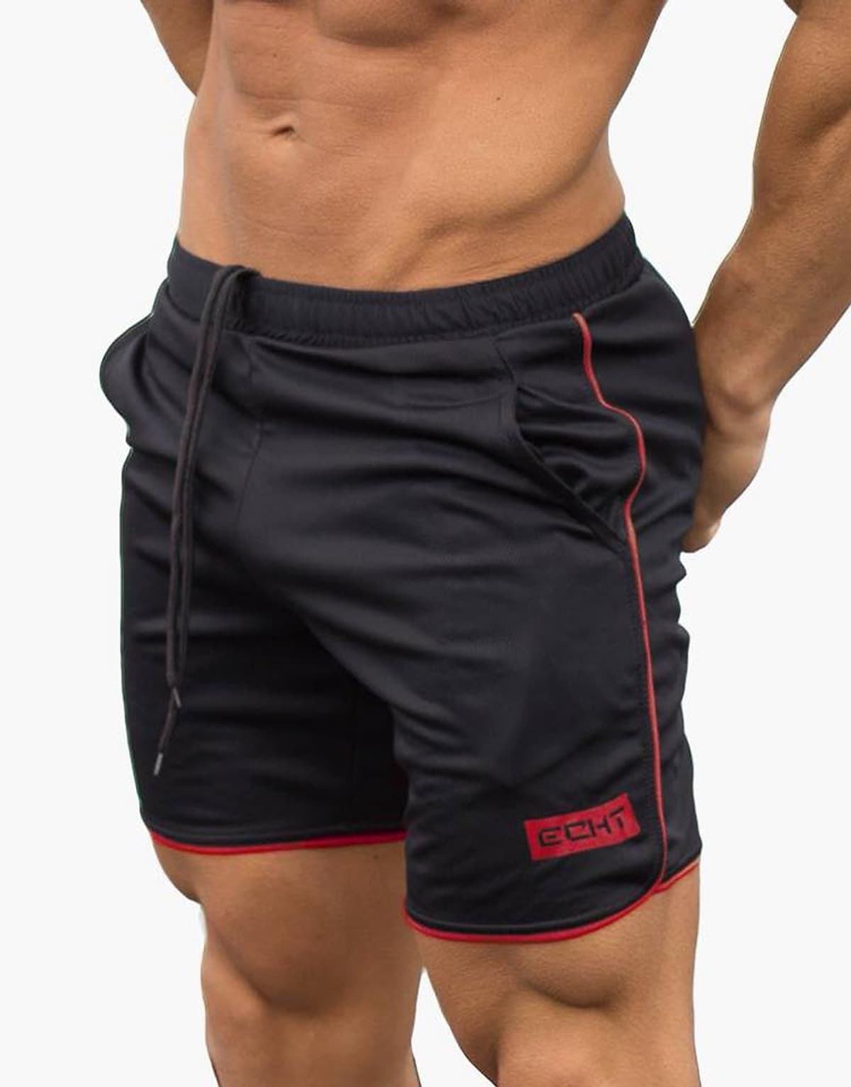 Quần đùi gym nam, Quần short thể thao nam, Quần đùi tập gym nam thun lưới - Thích hợp tập gym, đá bóng, chạy bộ, thể thao, bóng rổ hoặc giữ ấm cơ thể (SP065)