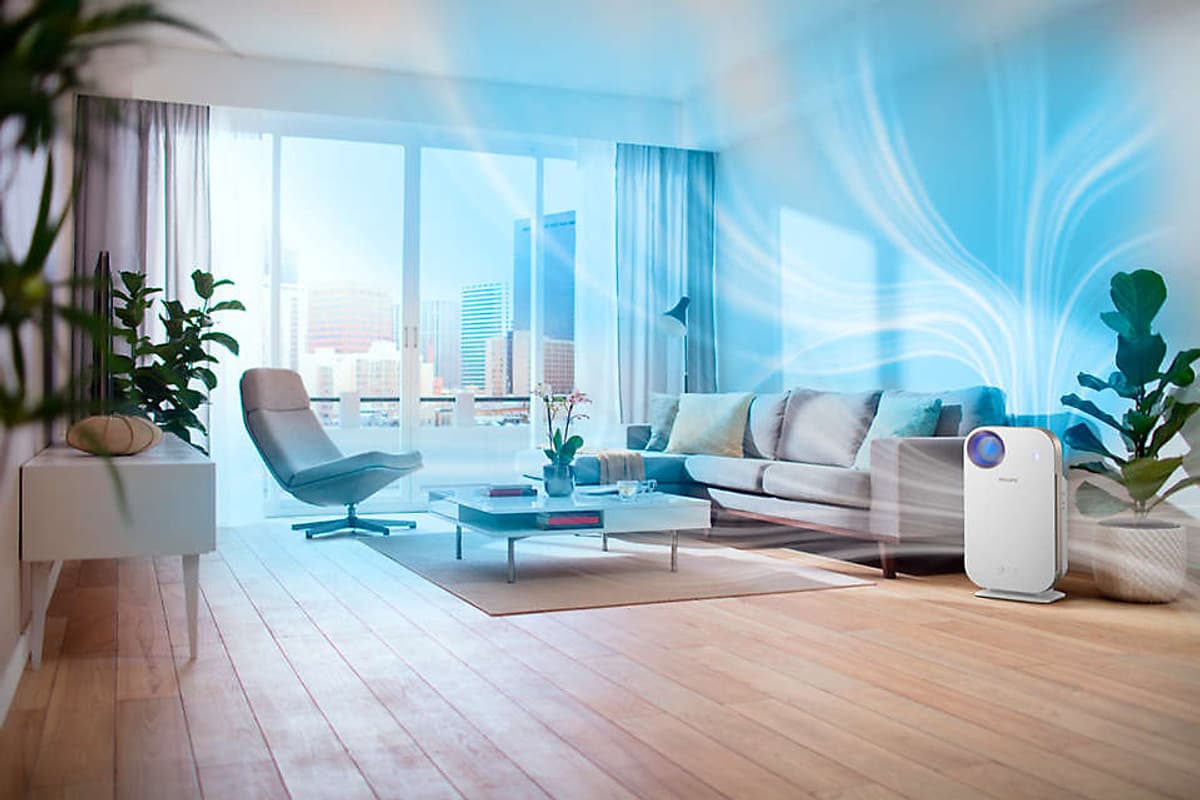 Máy lọc không khí kháng khuẩn nhãn hiệu Philips cao cấp AC4558/00 tích hợp Wifi -Hàng Nhập Khẩu