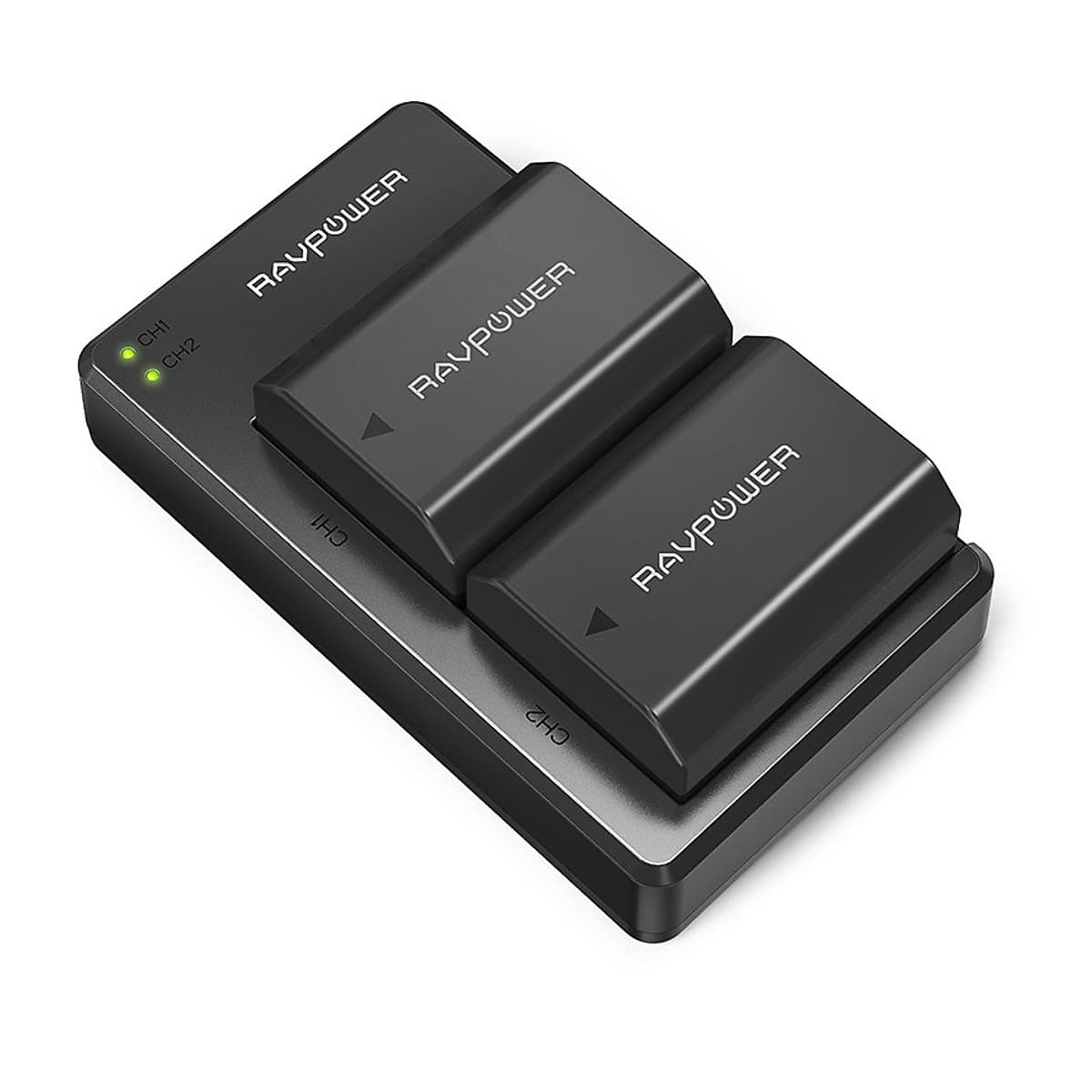 Bộ 2 pin 1 sạc RAVPower for Sony FZ100 (SONY A9, A7R III, A7 III) - Hàng chính hãng