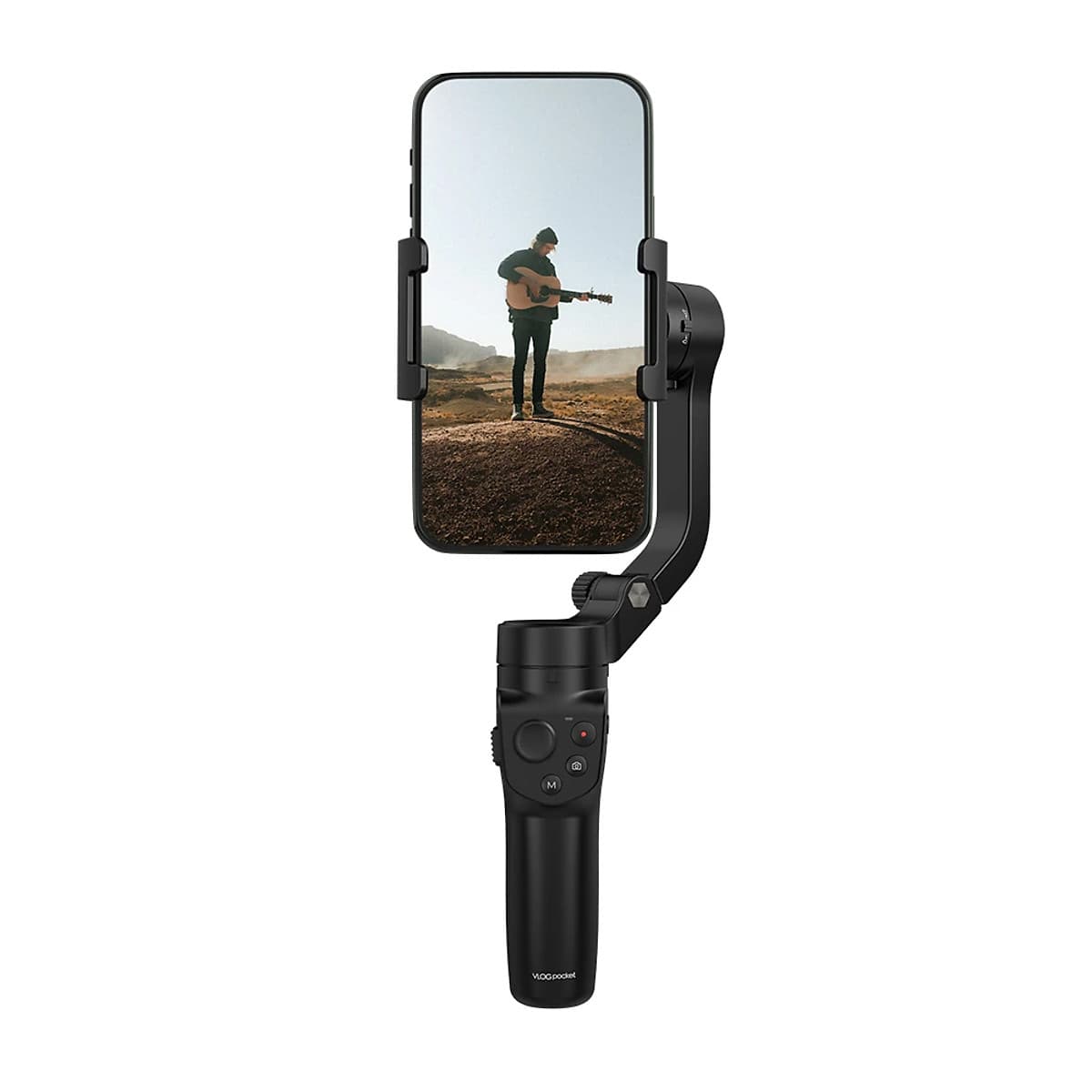 Feiyu Tech VLOG Pocket 2 - Gimbal Bluetooth Siêu Nhỏ Gọn Cho Điện Thoại Smartphone, Pin 8h - Hàng Chính Hãng