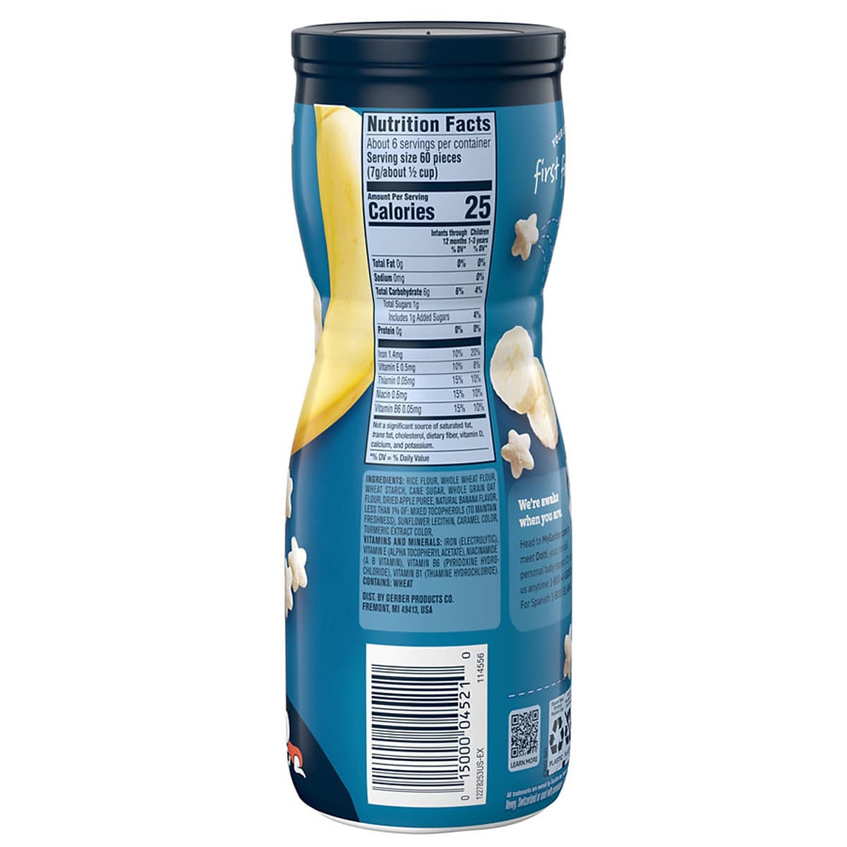 Bánh Ăn Dặm GERBER PUFFS Vị Chuối (Hộp 42g)