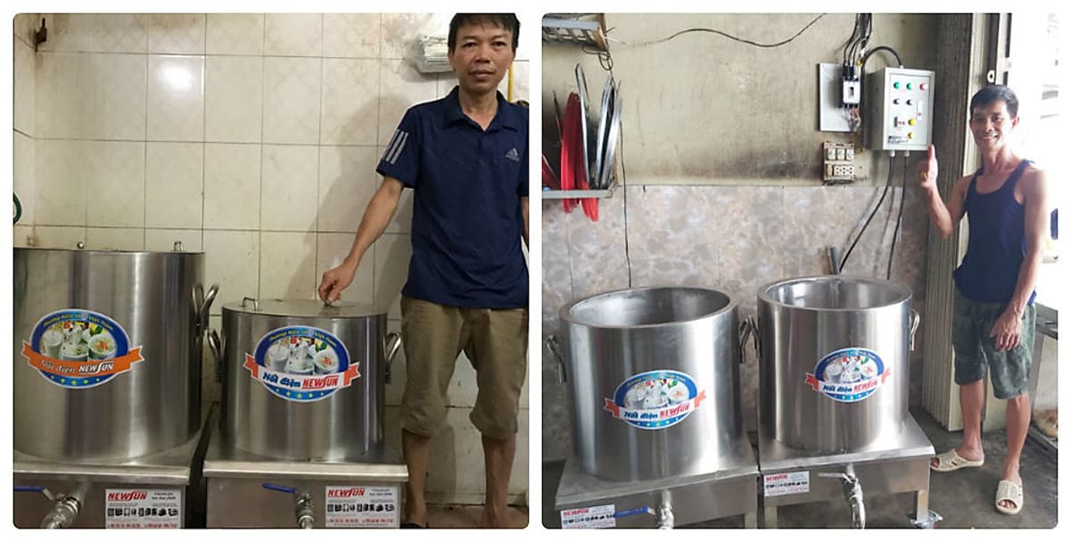 Nồi Nấu Phở Tủ Điện Rời Công Nghiệp NEWSUN - Hàng Chính Hãng