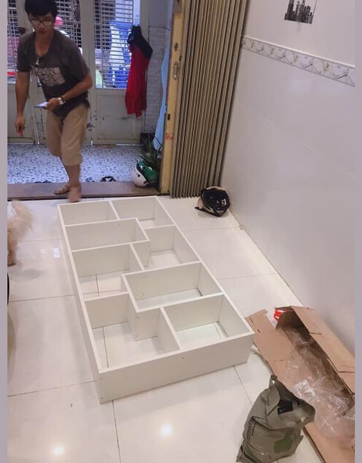 Kệ sách đứng chia ngăn - DN02/HOMEDECOR