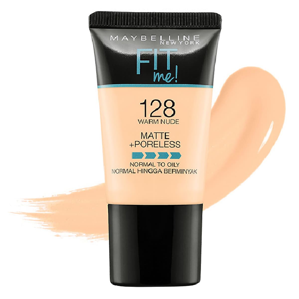 Kem Nền Mịn Nhẹ Kiềm Dầu Fit Me dạng tuýp Maybelline New York Matte and Poreless Foundation Tube 18ml