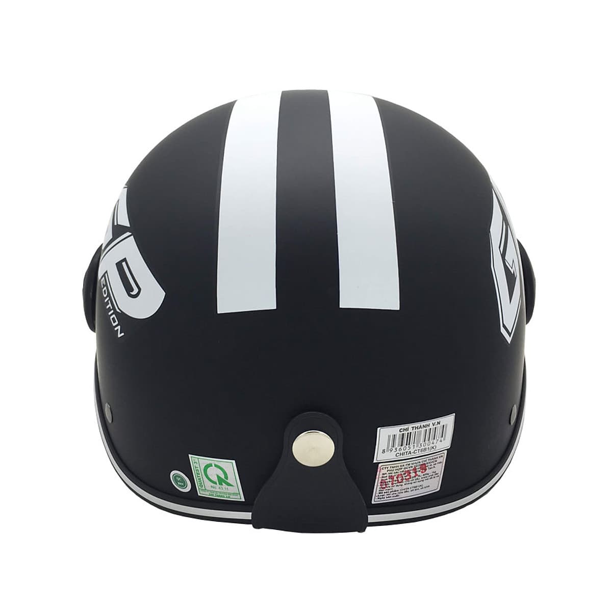 Mũ Bảo Hiểm Thời Trang 1/2 Đầu Có Kính Chita CT6B1 (K) Tem Hình GP Edition Năng Động, Thời Trang - Hàng Chính Hãng