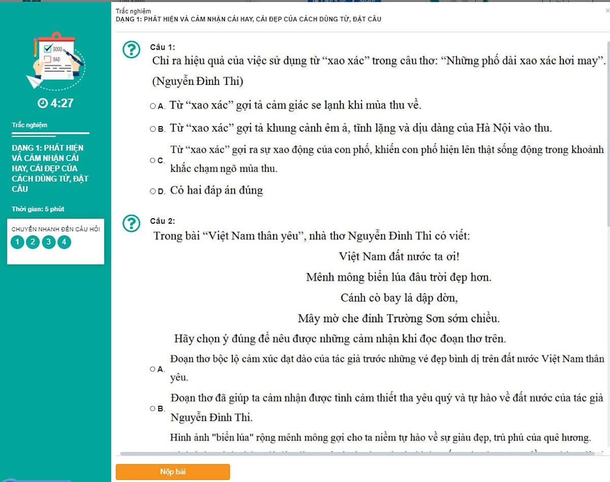Khóa học CẢM THỤ VĂN HỌC LỚP 5 cô Chu Ái Thu - 06 tháng