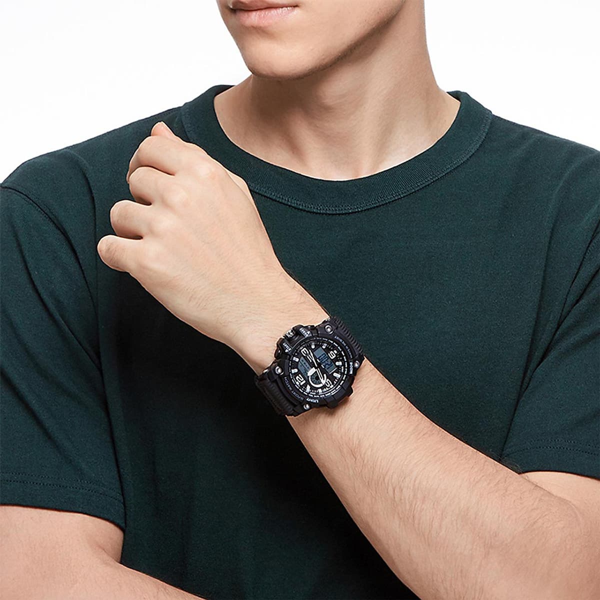 Đồng Hồ Điện Tử Xiaomi Twentyseventeen Màn Hình Kép Dùng Ngoài Trời Quay Số Hiển Thị Thời Gian Kép Lịch Đếm Ngược Hàng Ngày Chống Thấm Nước