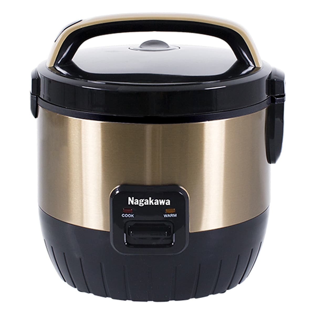 Nồi Cơm Điện Nắp Gài 3D Nagakawa NAG0119 (1.8 Lít) - Gold - Hàng Chính Hãng