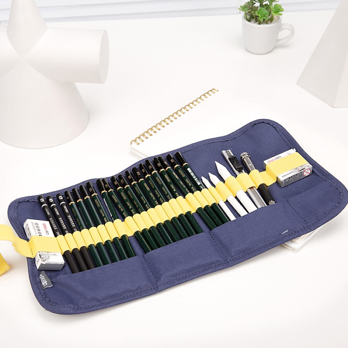 Bộ Dụng Cụ Vẽ Phác Thảo Deli 58125