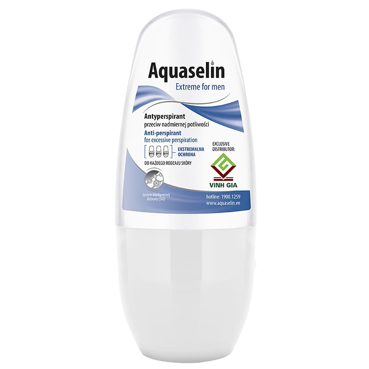 Lăn Nách Dành Cho Nam Aquaselin Extreme For Men Antiperspirant For Excessive Perspiration 50ml - 3936