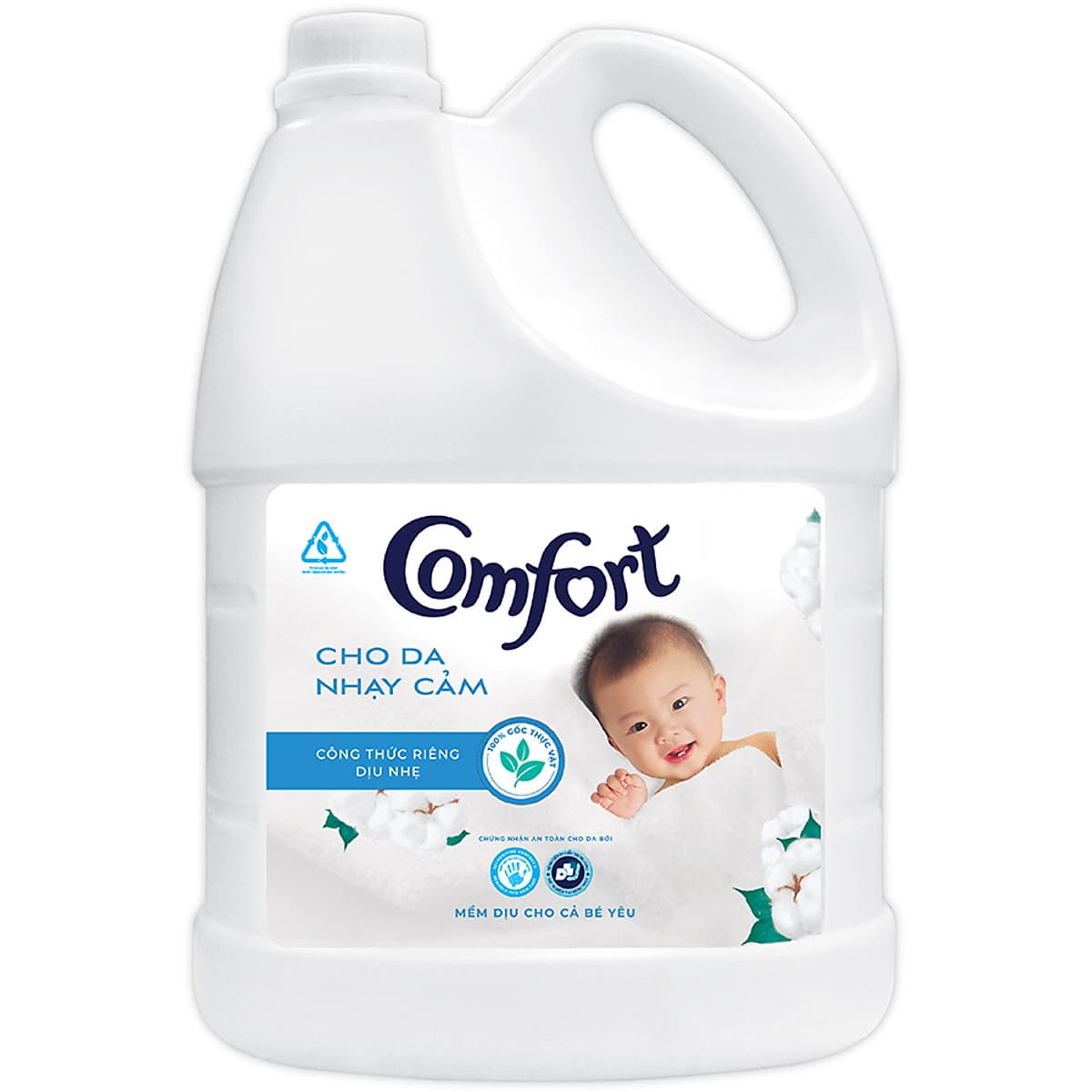 Nước Xả Vải Comfort Cho Da Nhạy Cảm 3.8Kg/Chai) - Phù Hợp Với Làn Da Em Bé (Giao mẫu ngẫu nhiên)