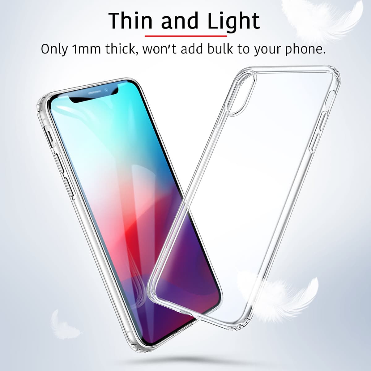 Ốp lưng - Case trong suốt ESR bảo vệ iPhone XS/X, XR, XS Max - Hàng chính hãng