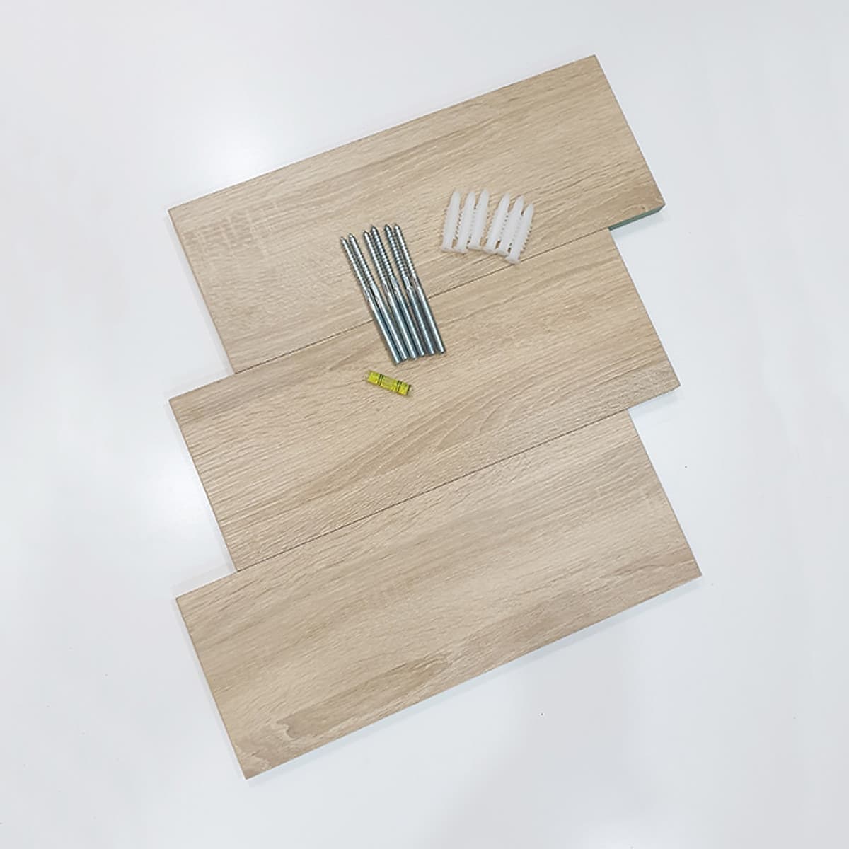 Bộ 3 Kệ Gỗ Trang Trí Treo Tường Giấu Chân 40cm x 15cm KT117  (Nhiều màu)