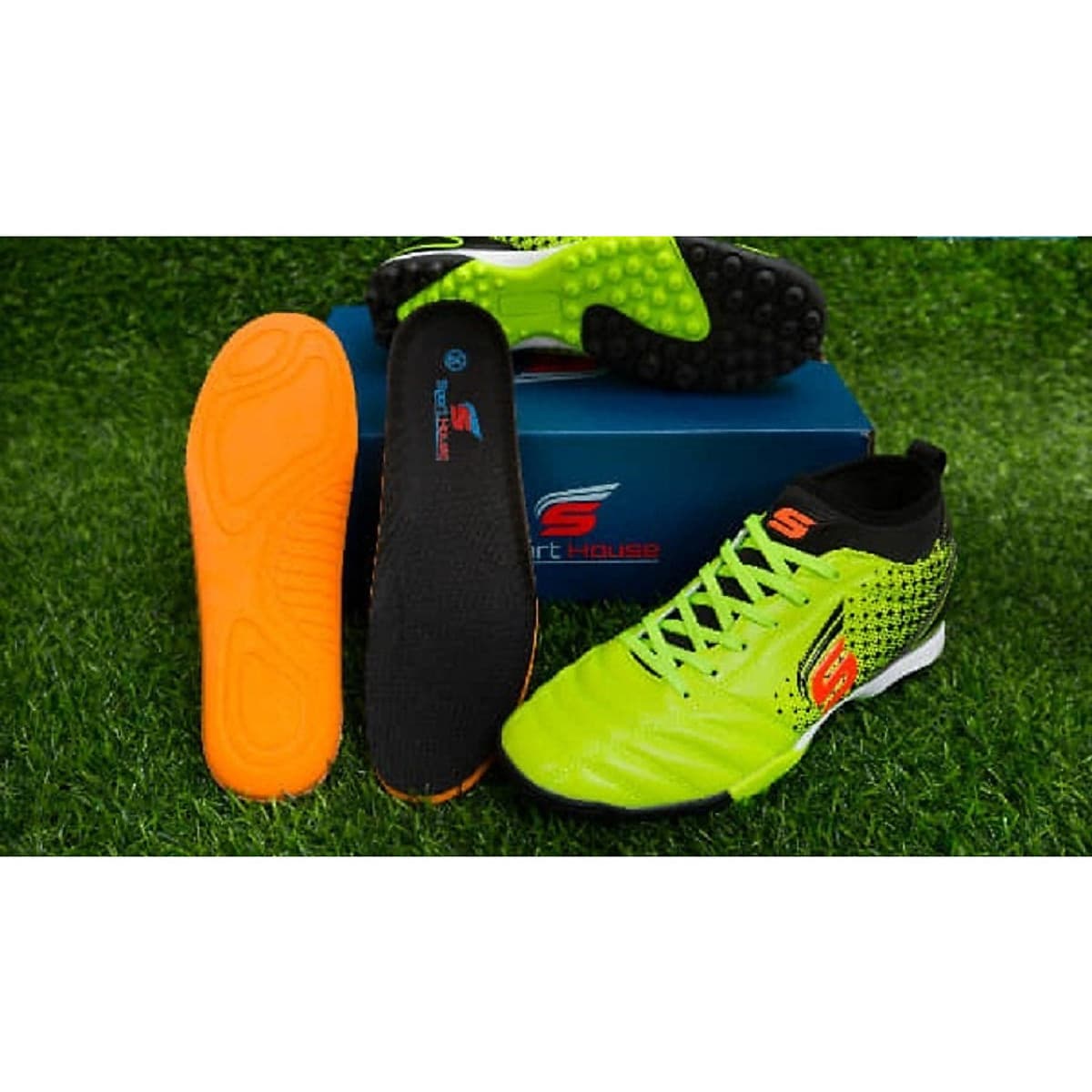 Giầy Đá Bóng SPORTHOUSE - Tặng Kèm Đôi Tất Chống Trơn