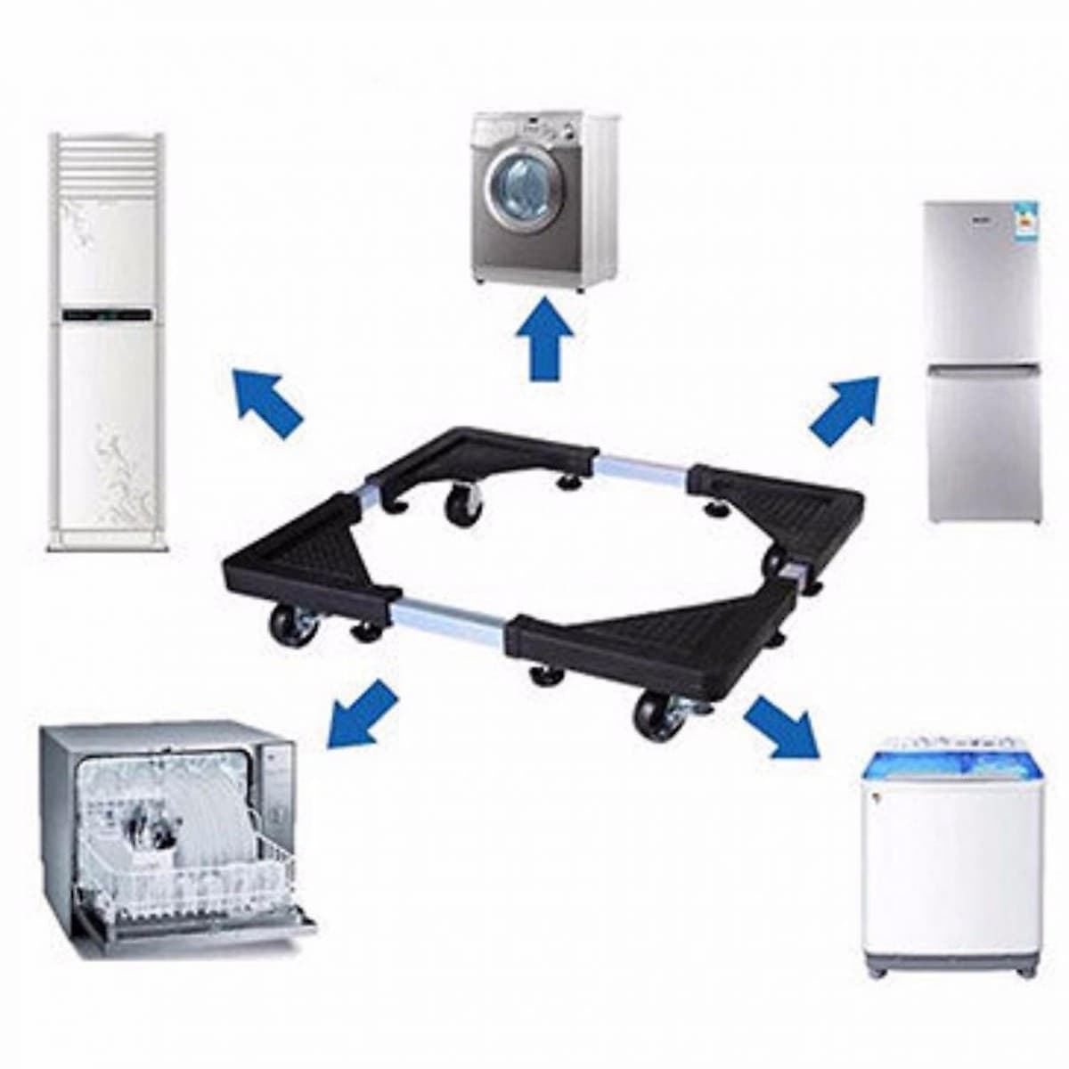 Kệ máy giặt, tủ lạnh thông minh,đa năng điều chỉnh được kích thước - Kệ chân tủ lạnh máy giặt - chân kê tủ lạnh đa năng