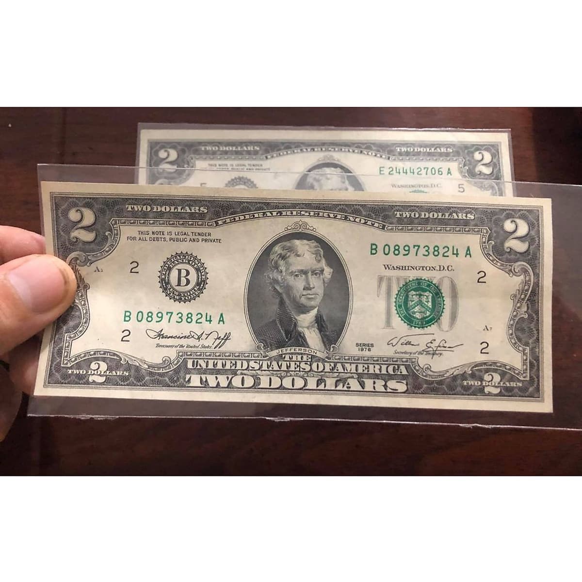 Tờ 2 USD 1976, tiền cổ Mỹ sưu tầm may mắn nhất thế giới