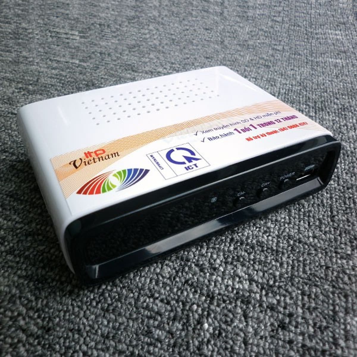 Đầu Thu Truyền Hình Kỹ Thuật Số DVB T2 - Kèm Anten Liền Dây 15M - Hàng Chính Hãng