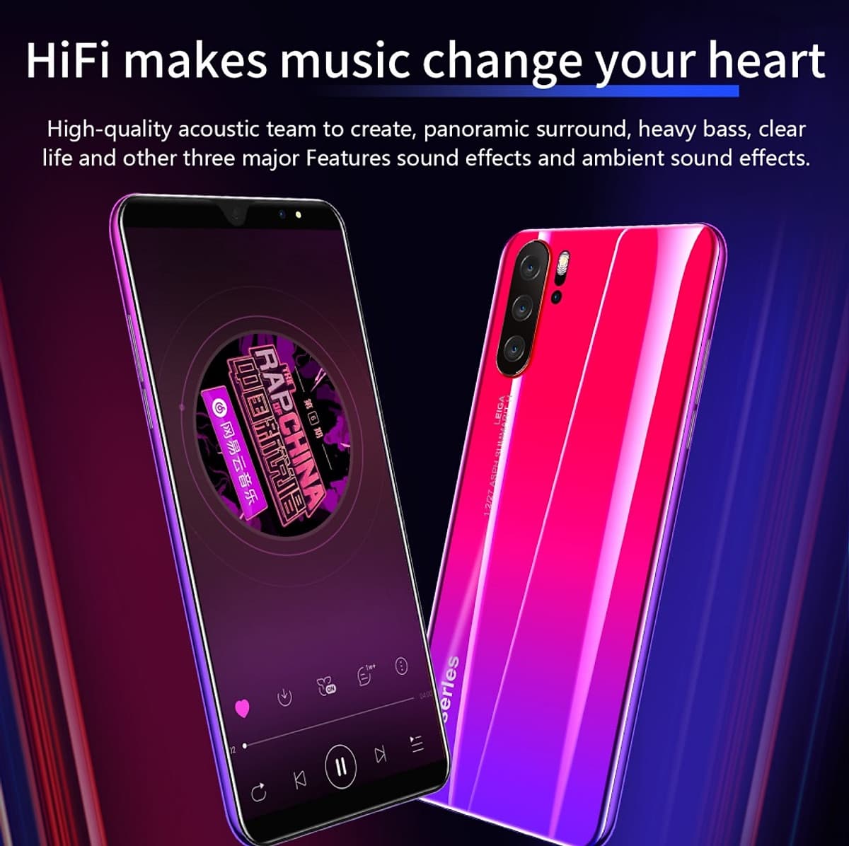 5.8Inches P33Pro Smart Mobile Phone 4G+64G Android 8.1 Air Distance Gesture Bluetooth 2.0 Phone