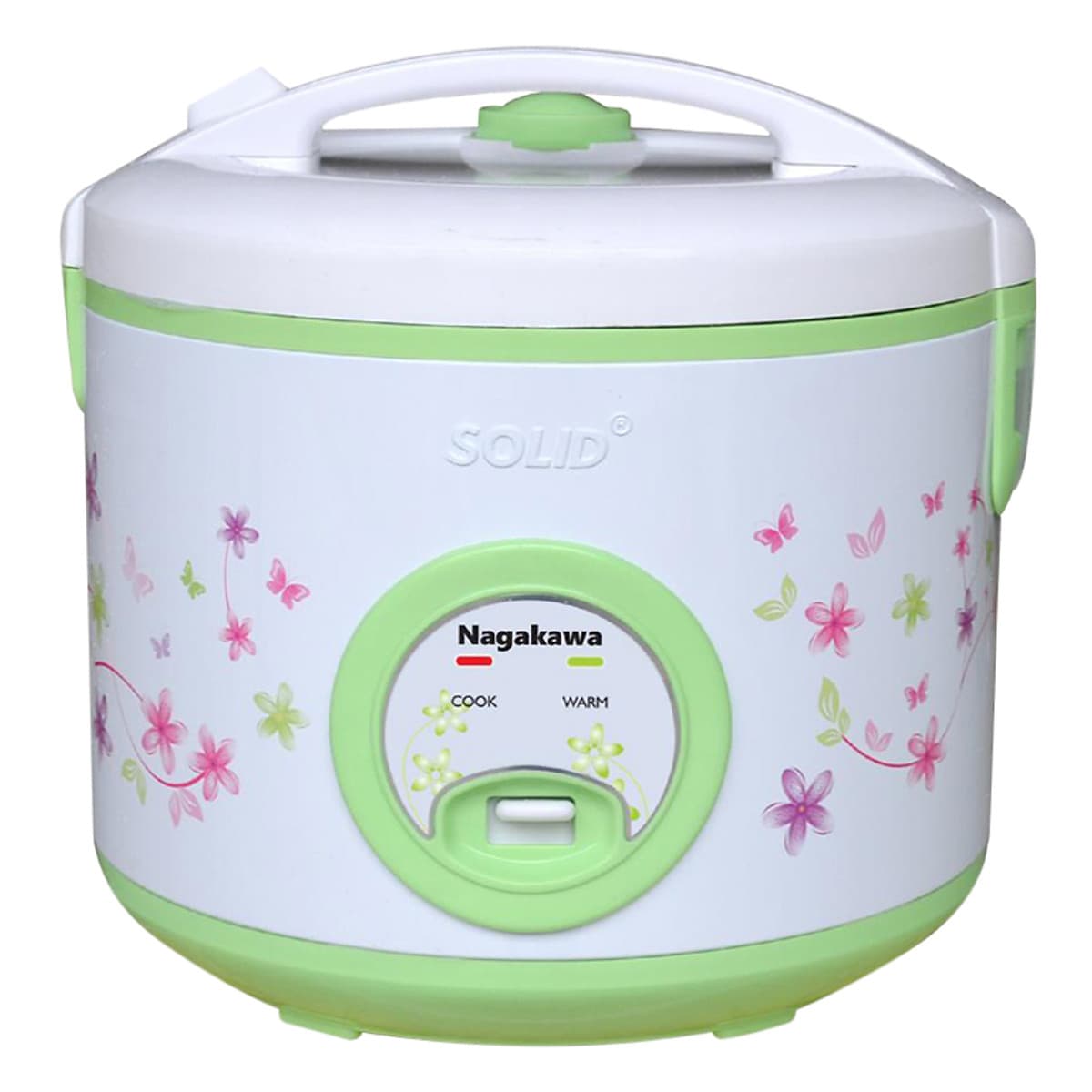 Nồi Cơm Điện Nắp Gài Nagakawa NAG0116 (1.2 Lít) - Hàng Chính Hãng