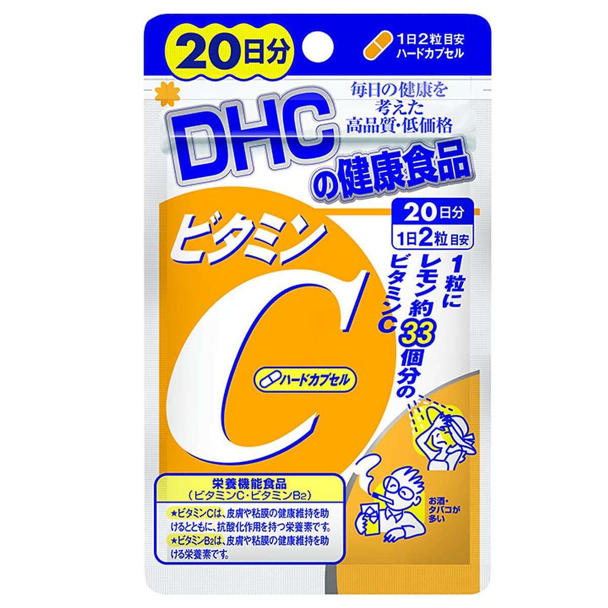Viên Uống Bổ Sung Vitamin C DHC Vitamin C Hard Capsule Nhật Bản