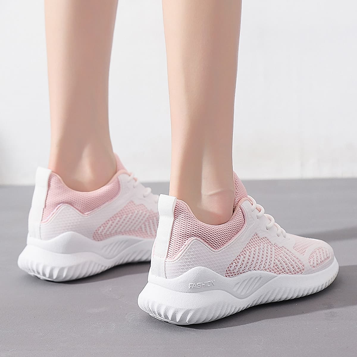 Giày thể thao Giày đi bộ Nữ huấn luyện viên nhẹ Knit mềm