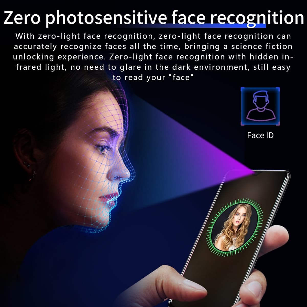 5.8Inches P33Pro Smart Mobile Phone 4G+64G Android 8.1 Air Distance Gesture Bluetooth 2.0 Phone