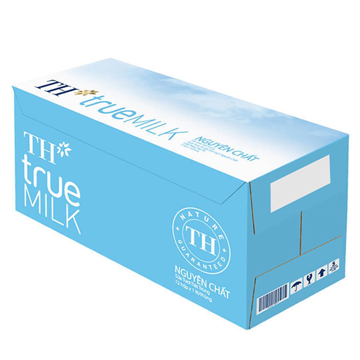Thùng Sữa Tươi Tiệt Trùng Nguyên Chất TH True Milk (1L x 12 hộp)
