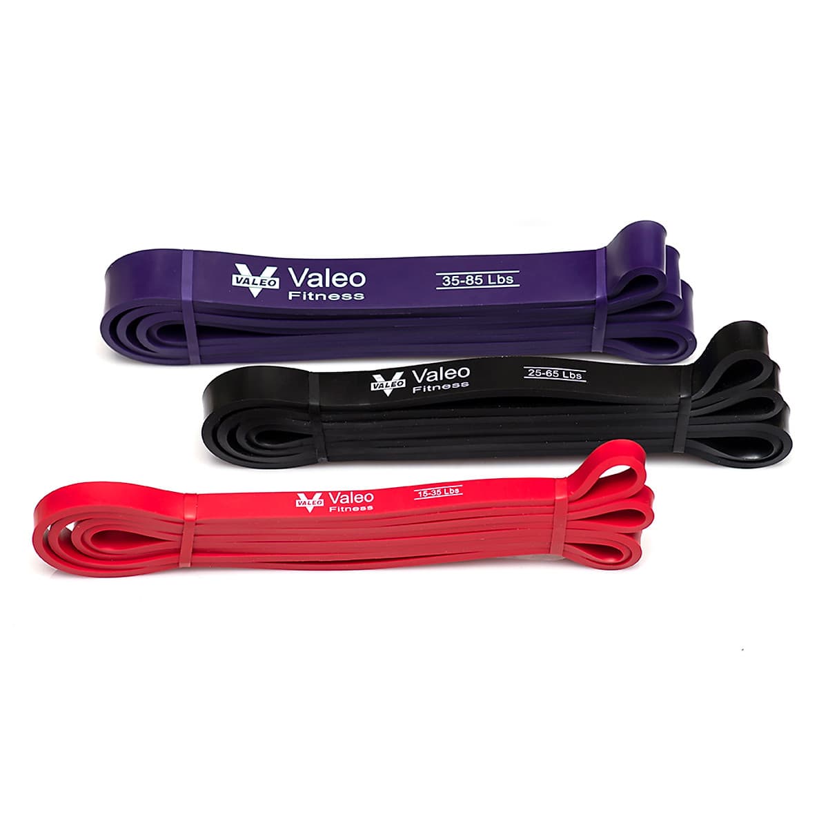 Dây đàn hồi, kháng lực power band Valeo tập gym, dây cao su hỗ trợ lên xà, tập luyện tại nhà