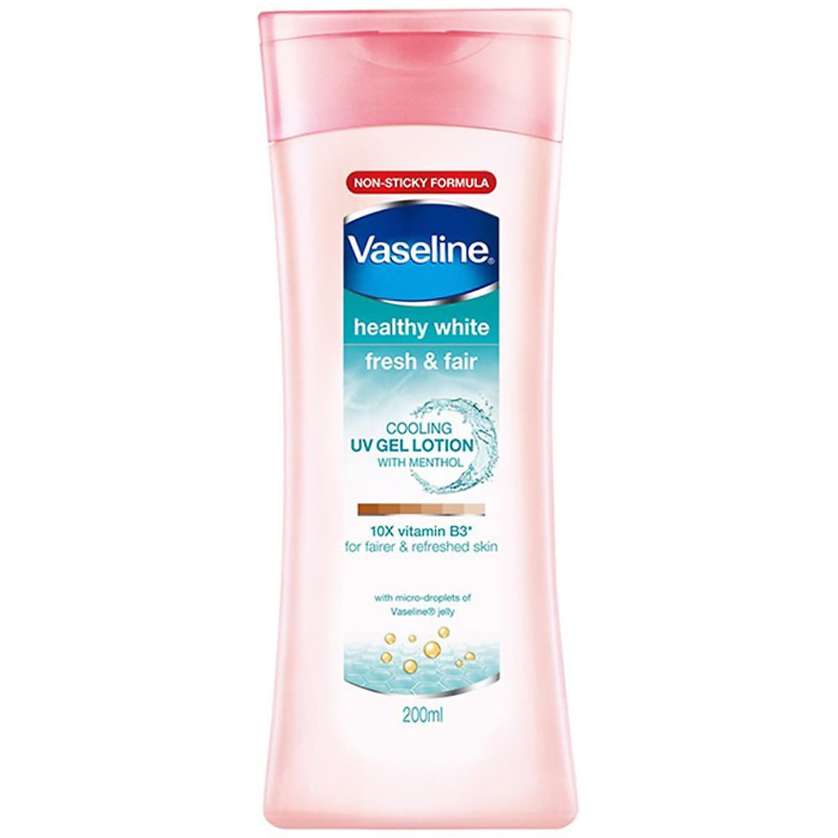 Gel Dưỡng Thể Dịu Mát Trắng Da Vaseline Fresh & Fair 200ml
