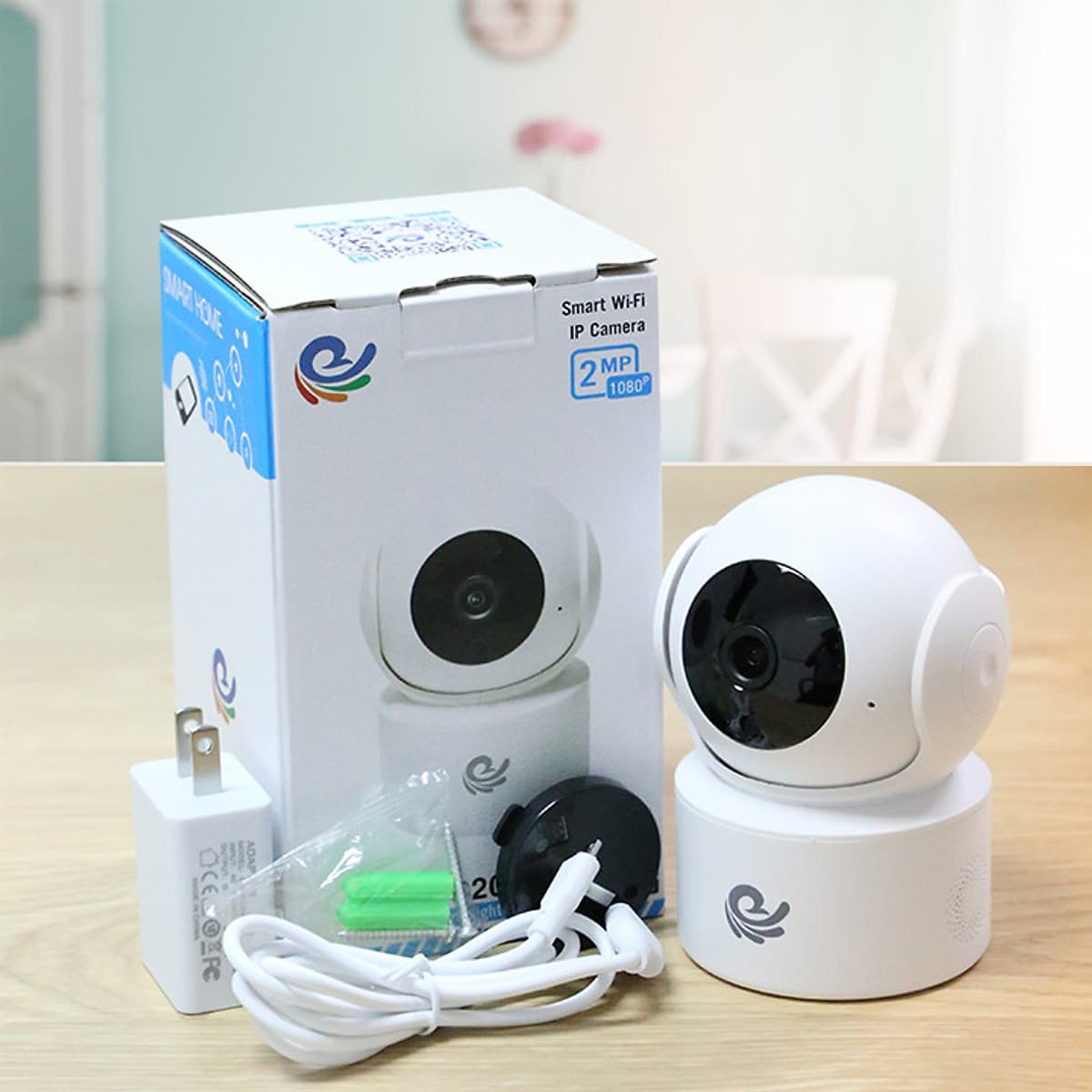 Camera Wifi - Camera Wifi IP  Quan Sát Trong Nhà - CARECAM CC2021 - 2.0 (1080FullHD) Khả Năng Lưu Trữ Cao, Hỗ Trợ Đàm Thoại 2 Chiều - Hàng Nhập Khẩu