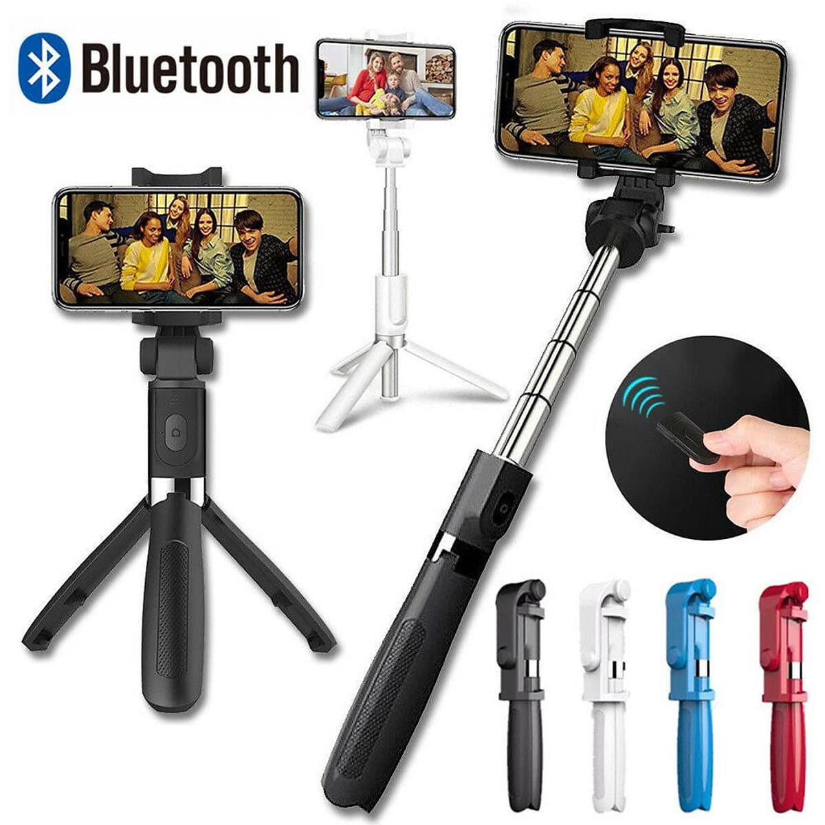 Gậy Tự Sướng Bluetooth Chụp Ảnh Từ Xa