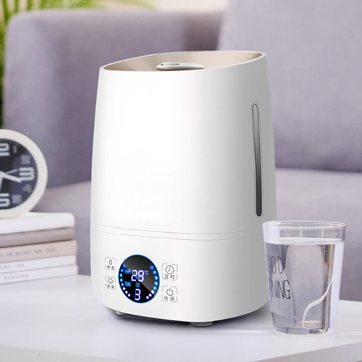 Máy Tạo Ẩm Điều Hoà Không Khí, Máy Phun Sương Để Bàn Dùng Cho Phòng Ngủ, Phòng Làm Việc