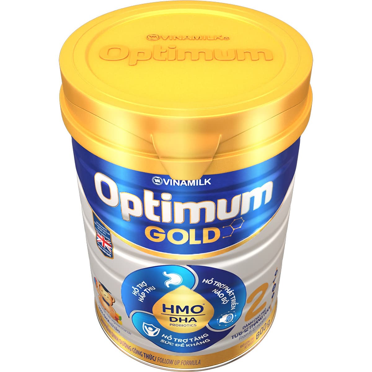 Sữa bột Optimum Gold 2 800g