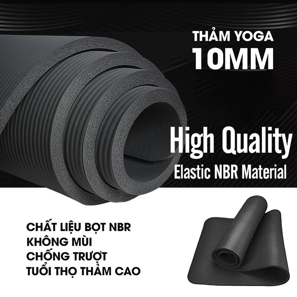 Thảm tập Yoga NBR Training Mat 10mm Sportslink