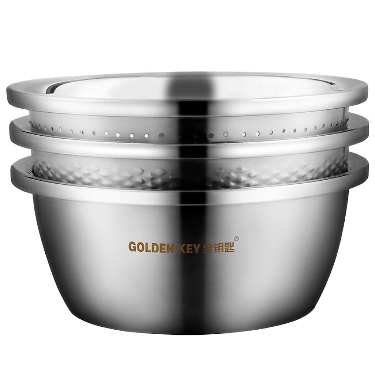 Rổ Inox Không Gỉ GOLDEN KEY 304 