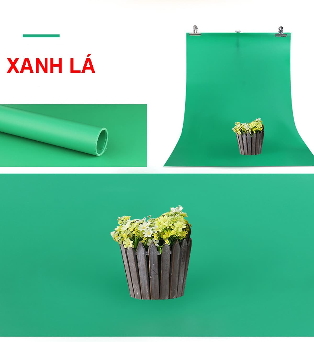 Phông nền nhựa PVC trơn kích thước 70x140cm treo giá khung chụp ảnh sản phẩm đủ màu sắc 